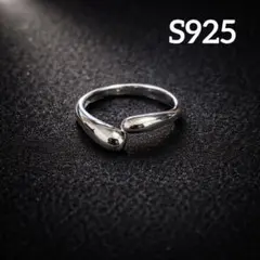 シルバー925 オープンリング ミニマルデザイン