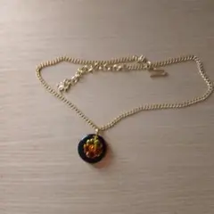 CHANEL ネックレス カメリア ブラック ゴールドのサムネイル