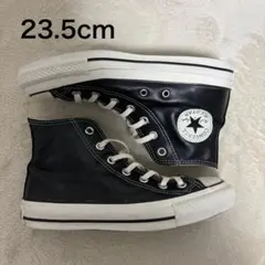 コンバース　オールスター　レザー　革　オリーブグリーンレザー ハイカット