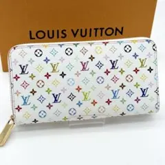 新品 ルイヴィトン 村上隆 モノグラム ジッピーウォレット マルチカラー TM