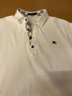 BURBERRY BLACK LABEL ホワイト ポロシャツ サイズ3