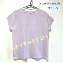 A DAY IN THE LIFE（ユナイテッドアローズ）半袖カットソー　ピンク