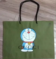 DORAEMON x GUCCI コラボ限定ショッパー GUCCI - DORAEMON x GUCCI コラボ☆限定ショッパーの通販 by