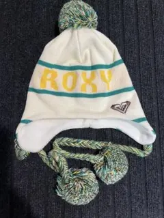 ROXY ポンポン付きニット帽