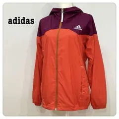 【adidas】ナイロンジャケット ウィンドブレーカー Mサイズ