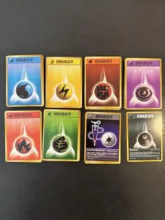 【旧裏ポケモンカード】8種類　エネルギーカード　まとめ売り