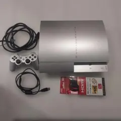 PlayStation 3 本体 シルバー コントローラー付き