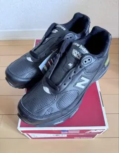 ◆新品◆New Balance / MR993LBK オールレザーのサムネイル