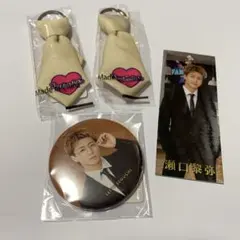 瀬口黎弥 FANTASTICS トラキン スーツver 千社札 缶バッジ