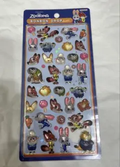 【正規品】ズートピア 第1弾 ボンボンドロップシール 通常サイズ