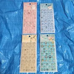 ちいかわ　ドロップブロックシール　タイルみたいなシール　4点セット