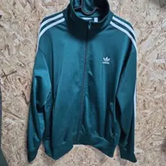 adidas ダークグリーン トラックジャケットのサムネイル