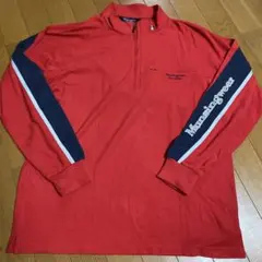 長袖モックネック