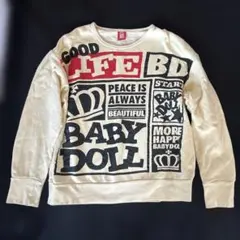 BABY DOLL グラフィックトレーナー Mサイズ　ベビードールのサムネイル