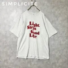SIMPLICITE シンプリシテェ　リメイク風Tシャツ　半袖tシャツのサムネイル