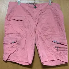 美品】Lee リー カーゴハーフパンツ ピンク レディース サイズ10 M相当のサムネイル
