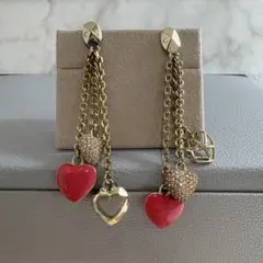 ［正規品　美品］ dior ハートビジューピアス　片方 正規品 美品］ dior ハートビジューピアス 片方 Christian Dior