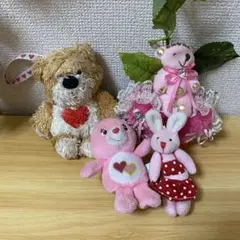 スージーズーケアベアクマうさぎのぬいぐるみマスコットキーホルダー　まとめ