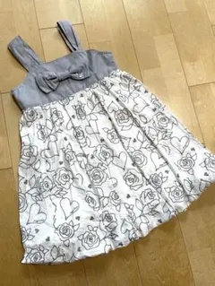 美品　メゾピアノ　ワンピース　120 130 140 バルーン　トッカ