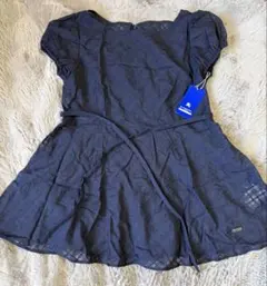 新品タグ付 BURBERRY BLUE LABEL シアーチェック チュニック