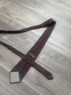 美品　ダーバン　ネクタイ　ワイン　総柄　グラデーション　日本製　レトロ　イタリー