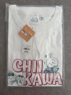 ちいかわxGU L Tシャツ ちいかわ ハチワレ DJうさぎ