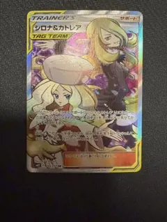 シロナ＆カトレア TAG TEAM SRトレーナーズカード 晴れる屋2ネット買取】シロナ&カトレア(SR){サポート}〈106/095〉[SM12]
