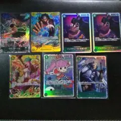 ワンピースカード 師弟の絆 ゾロ リーダーパラレル くまSecなどまとめ売りです
