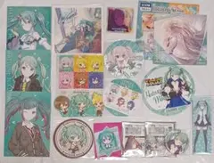 バラ可　プロセカ　特典　ミク　缶バッジ　コースター　アナザージャケット