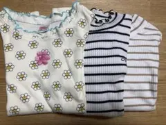【130cm】3枚セット　長袖トップス