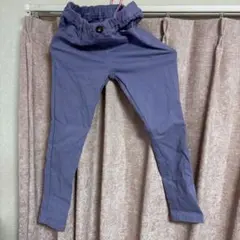 紫色の140サイズ長ズボン