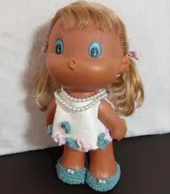 【昭和レトロ】ポッポちゃん人形 ハンドメイド衣装 高さ約30cm