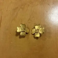 【シャネル】イヤリング ヴィンテージ ココマーク クローバーモチーフ イヤリング