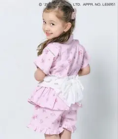 アプレレクール　サンリオ　マイメロ　甚平 上下セット お祭り 90cm