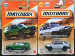 マッチボックス　2019　トヨタ　4ランナー　トヨタ　4ランナー　２台セットのサムネイル
