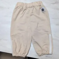 17 ベージュ クマポケットパンツ