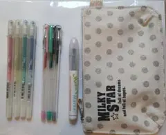 平成レトロ ラメペン ペンケースセット