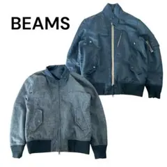 BEAMS リバーシブルブルゾン MA-1
