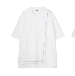 ヨウジヤマモト アシンメトリー 半袖 Tシャツ ホワイト - メルカリ