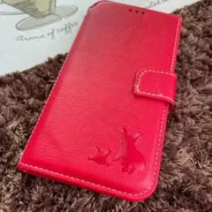 iPhone13.pro.mini.promax本革☆手帳型ケース☆フレブル親子