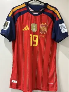 スペイン代表 ヤマル ユニフォーム 19 マッチデイ 決勝 - メルカリ
