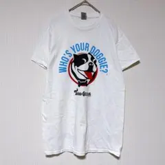 ギルダン 半袖Ｔシャツ 犬プリント クルーネック S 白 綿100 デイリーのサムネイル