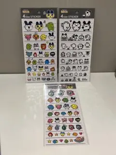 4サイズステッカー 4size sticker たまごっち 3点セット　シール