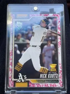 v*v様 最終値下げ中 トップス MLB ニックカーツ 直筆サインカード 