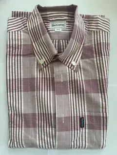 チェック柄半袖シャツ　バーバリー Burberry