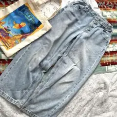 GU⭐️デニムパンツ　150㌢