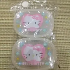 ハローキティ ミニミニシールBOX クリアイエロー 2つ