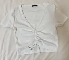 ZARA クロップドシャツ 半袖