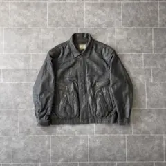 90s vintage 本革 レザーフライトジャケット 濃茶 56 ヴィンテージ