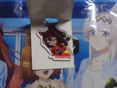 ウマ娘　ダイソー　アクリルキーホルダー　エルコンドルパサー
